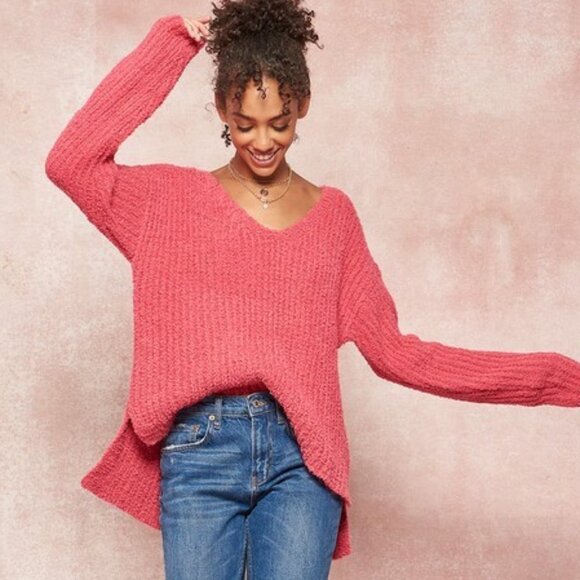 Relaxed fit Ultra Spft sweater pink - Picture 2 of 5